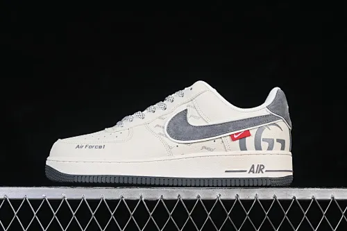 All categories Nk Air Force 1 Air Force series Nk Air Force 1 Low Air Force low-top Nike Air Force 1'07 Low Gucci joint rice gray pig leather Air Force 1 low-top casual sneakers XL1982-330